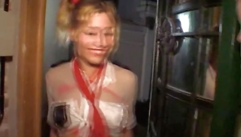 Hotest pornstar from a horny blonde, facial leon