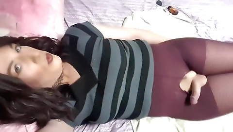 Hot unawarely fucks and cum in her mouth